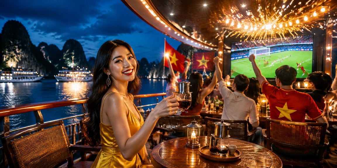 Người dùng theo dõi kèo bóng đá và đặt cược trực tuyến tại Hạ Long Bay trên điệnthoại di động